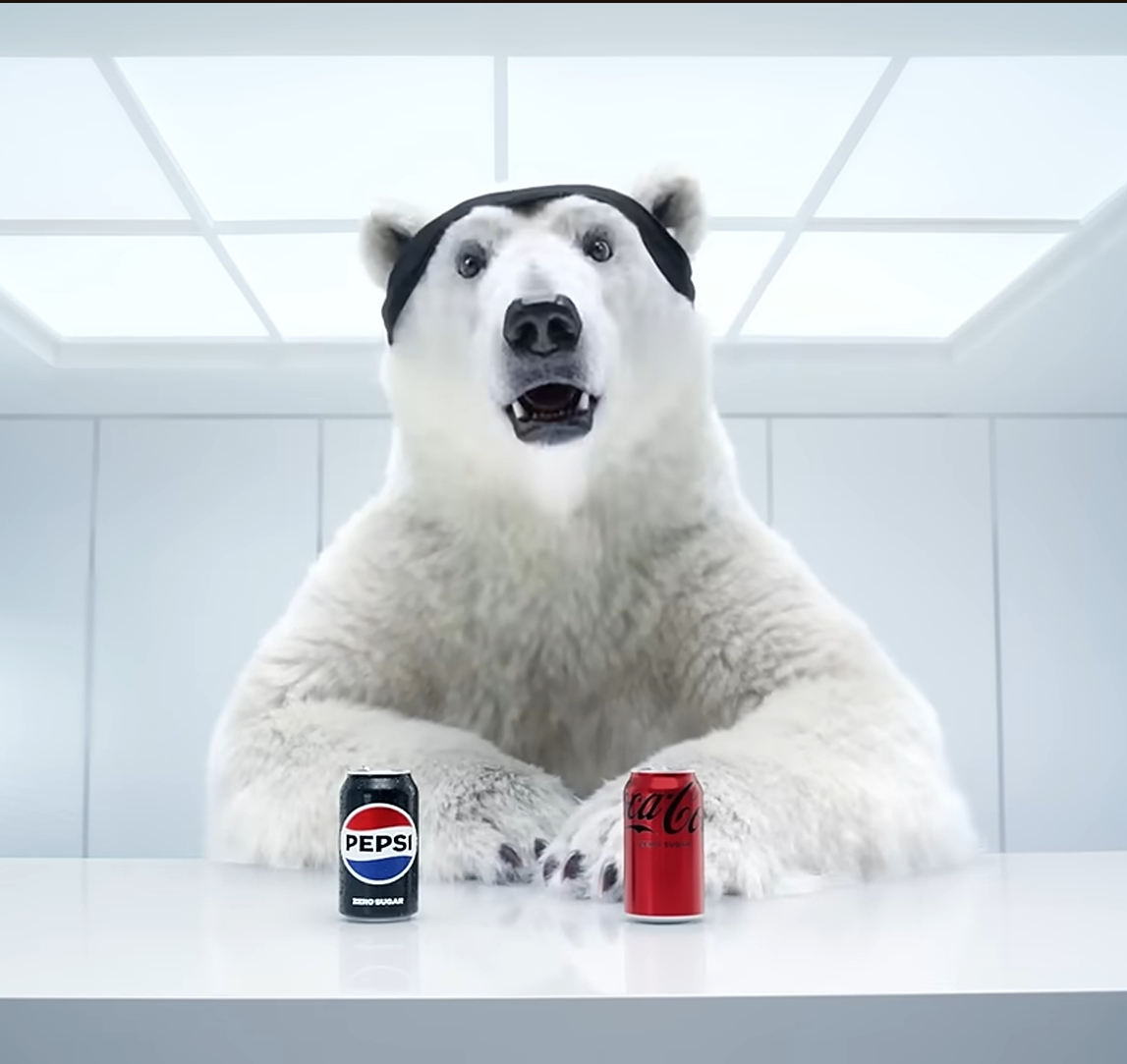 Pepsi Coca-Cola lehia marketina: bi marken arteko publizitate probokatzailea